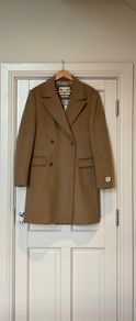 The Spitalfields Clothing Company luxury wool tan coat overcoat