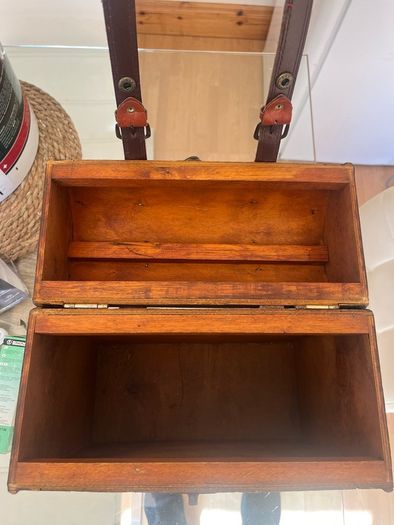 vintage wooden box