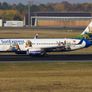 Authentic Boeing 737-800 Front Landing Gear Door LY-BFM LED Backlit Wall Display Image 5