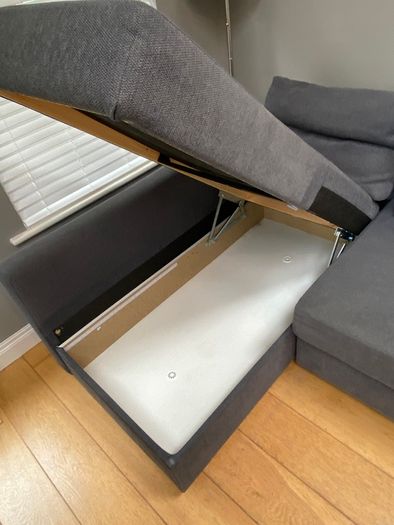 Corner Sofa Bed with Storage