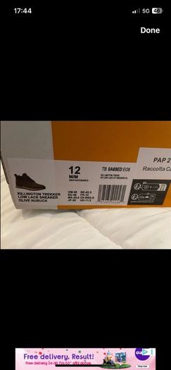 Timberland mens shoes size UK11.5