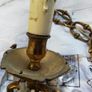 Vintage 1960 ceiling Glass Drops Murano 3 Arms Image 4