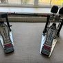 Rare Gen 1 DW 9000 Double Bass Drum Pedal (DW 9002) with Hardcase and Convertible Slave Pedal Image 2