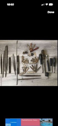 Over 300 mechanics tools and old school toolbox from the 1970s to 2000s