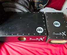 Menil bass box and Snare box both pickup versions
