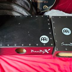 Menil bass box and Snare box both pickup versions