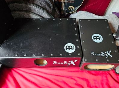 Menil bass box and Snare box both pickup versions