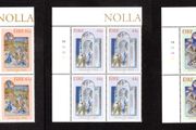 2002 Ireland Christmas Commemorative Stamps  Plate Block 1A1A1A1A Mint Never Hinged (MNH)