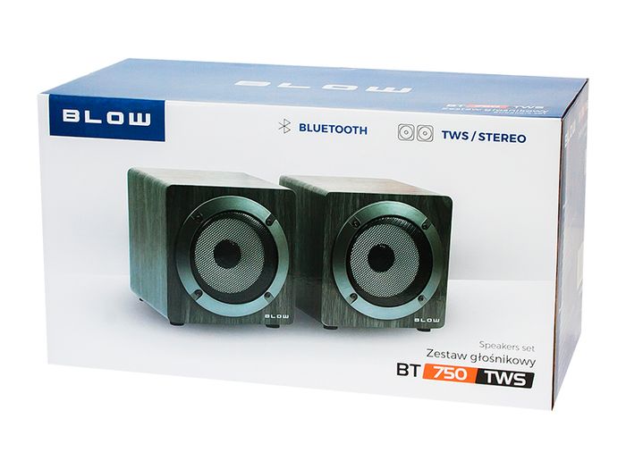 New 2x BT750TWS Bluetooth True Wireless Audio Stereo Portable Speakers #1184