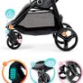 Lightweight Stroller Grande, Stylish Pushchair, Baby Buggy, Foldable, Lying Position, Big Ajustable Hood, with Accessories, Rain Cover, Footmuff, from Birth to 3 Years (FREE POSTAGE) Image 5