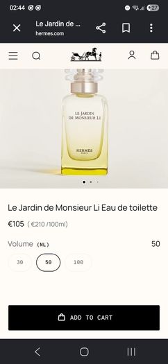 Hermes le Jardin de Monsieur Li 50ml