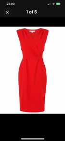 LK Bennett red Narine party dress Brand new with tags