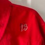 Red Denim Cropped jacket Image 3