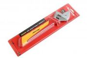 Neilsen 300mm Adjustable Spanner Wrench VDE Insulated Soft Grip Handle 12"CT5686