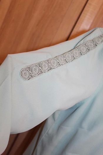 Julietta aquamarine green embroidered blouse size UK20/22 EU48/50 Perfect condition Postage included