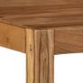 Coffee Table Solid Acacia Wood 80x80x41 cm Brown Image 4