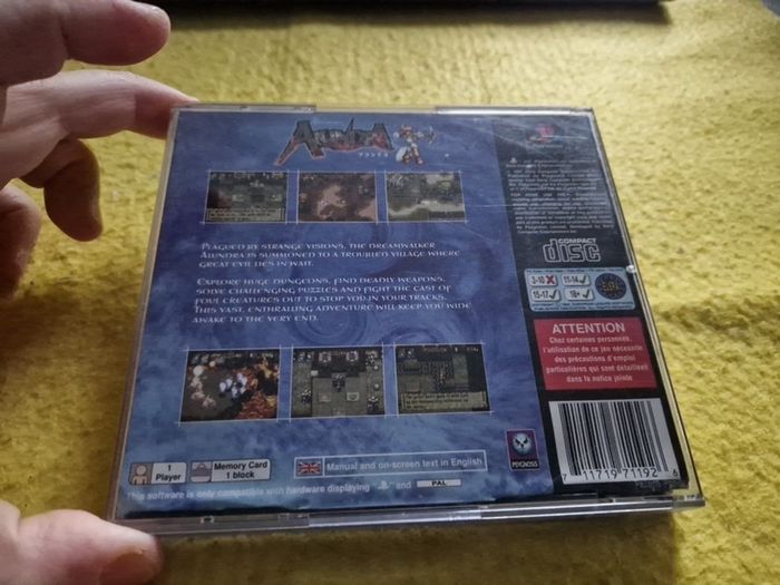 The Adventures of Alundra PlayStation1 Ps1 PlayStation2 Ps2 Games Original