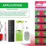 AG2 LR726 SR726SW 10PCS Button Cell Batteries Image 3