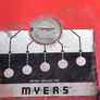 Vintage Myers Hole Punch Adjustable Red Image 4