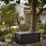 Brightwood 454L Outdoor 60% recycled Garden Furniture Storage Box Brown Wood Panel Effect Fade Free All Weather Resistant Safe and Secure Zero Image 8