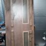 Wire glass door 2 panel Image 2