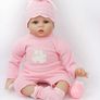Realistic Reborn Dolls Baby Girl 22inch 55cm Soft Vinyl Silicone Real Life Baby Dolls Looking Newborn Reborn Dolls Toddler Baby Girl Toy Best Xmas Gift (FREE POSTAGE) Image 3