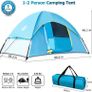 Camping Tent for S(1-2)/L(2-3) Person, Dome Tent 4 Seasons Waterproof &Windproof Easy Set Up Lightweight Tent Outdoor Tent for Camping, Hiking, Backpacking Tent (FREE SHIPPING) Image 5