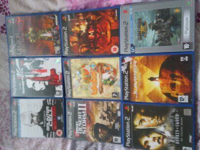 Play station games seven euros each
