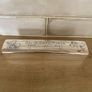 Memories Pewter Finish Non Tarnish Metal Engraved Birth Certificate Holder Image 2
