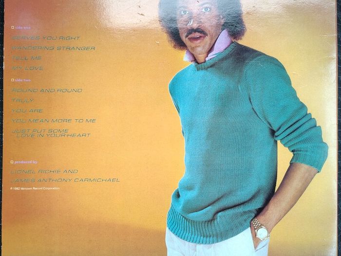 Lionel Richie - Lionel Richie Vinyl LP (1982) Original UK Pressing Gatefold Sleeve Motown R&B EX+