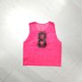 FREE POST Vintage Puma Mesh Vest Tank Top Training Bib Shirt Jersey Pink Vintage Retro Japan Football Soccer  Y2K See thru through Image 4