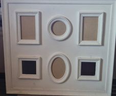 Large White Antique Style Photo Frame