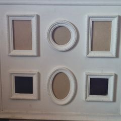 Large White Antique Style Photo Frame