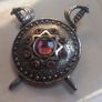 Shield and sword brooch, great condition, D18 post 4e Image 3