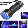 21 LED UV Ultra Violet Mini Flashlight Aluminum Blacklight Ink Torch Light Lamp Image 2