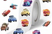 500Pcs/Roll Disney Cars Cartoon Stickers Lightning McQueen Decals Graffiti Skateboard Phone Stickers Kids Decorations Labels