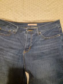 Levi's shaping straight jeans