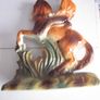 Pair of Staffordshire Figures Cowboy Cowgirl Horseback 19th Century Image 7