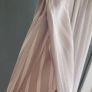 Gila Grunert Vintage Grey & White Vertical Striped Midi Dress with Pockets Sz 12-14 Image 7