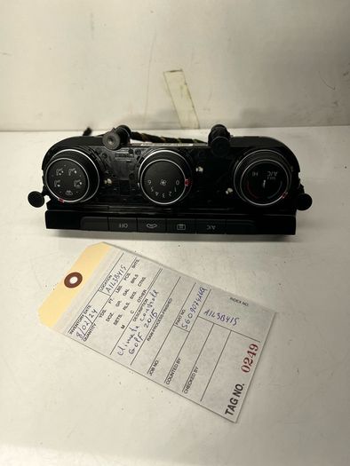 VW GOLF Mk7 Climate Control Unit 5G0907426Q 2014 A1l3b41s