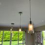 Dining Table & Chairs + Kitchen Island Drop Lights Image 2