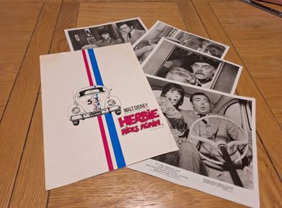 1974 Herbie Rides Again Pressbook And Press Kit Photos Walt