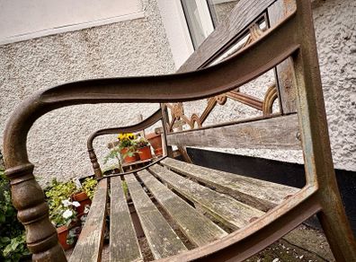 Cast Iron Garden Bench