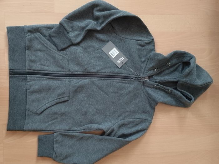 Fluid boys zip through hoody 5-6 years