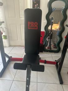 bench and rack