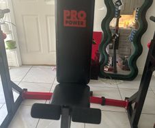 bench and rack