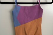 Bershka multi colour crop top