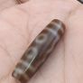 Vintage 5 Eyes Himalayan Tibetan Agate Dzi Bead Amulet Image 9