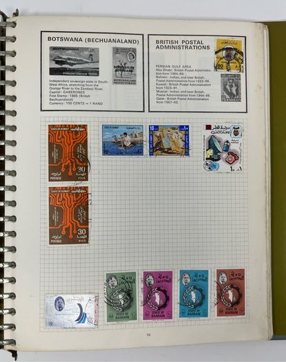Collection: Used world collection In New World Stamp Album