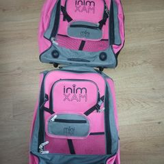 2 kids mini max suitcases